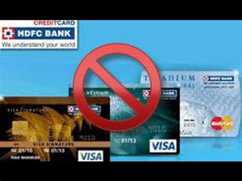 hdfc bank stolen credit card